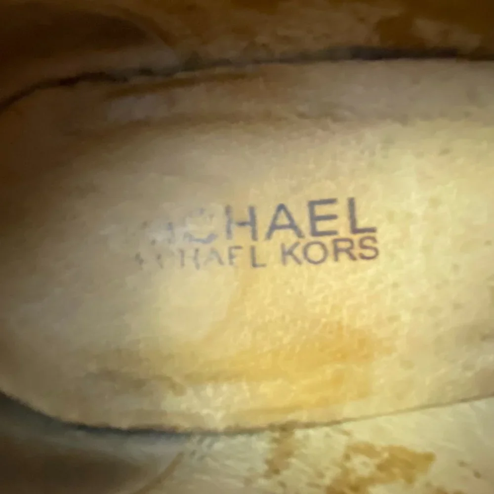 EUC Vintage Michael Kors Winter Warrior Leather Stacked Heels-8 1/2 - Picture 11 of 16